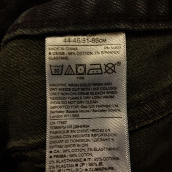 Banana Republic jeans mens 31x30 blue denim straight leg stretch dark wash - Picture 6 of 7